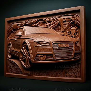 3D мадэль Audi A6 C6 (STL)